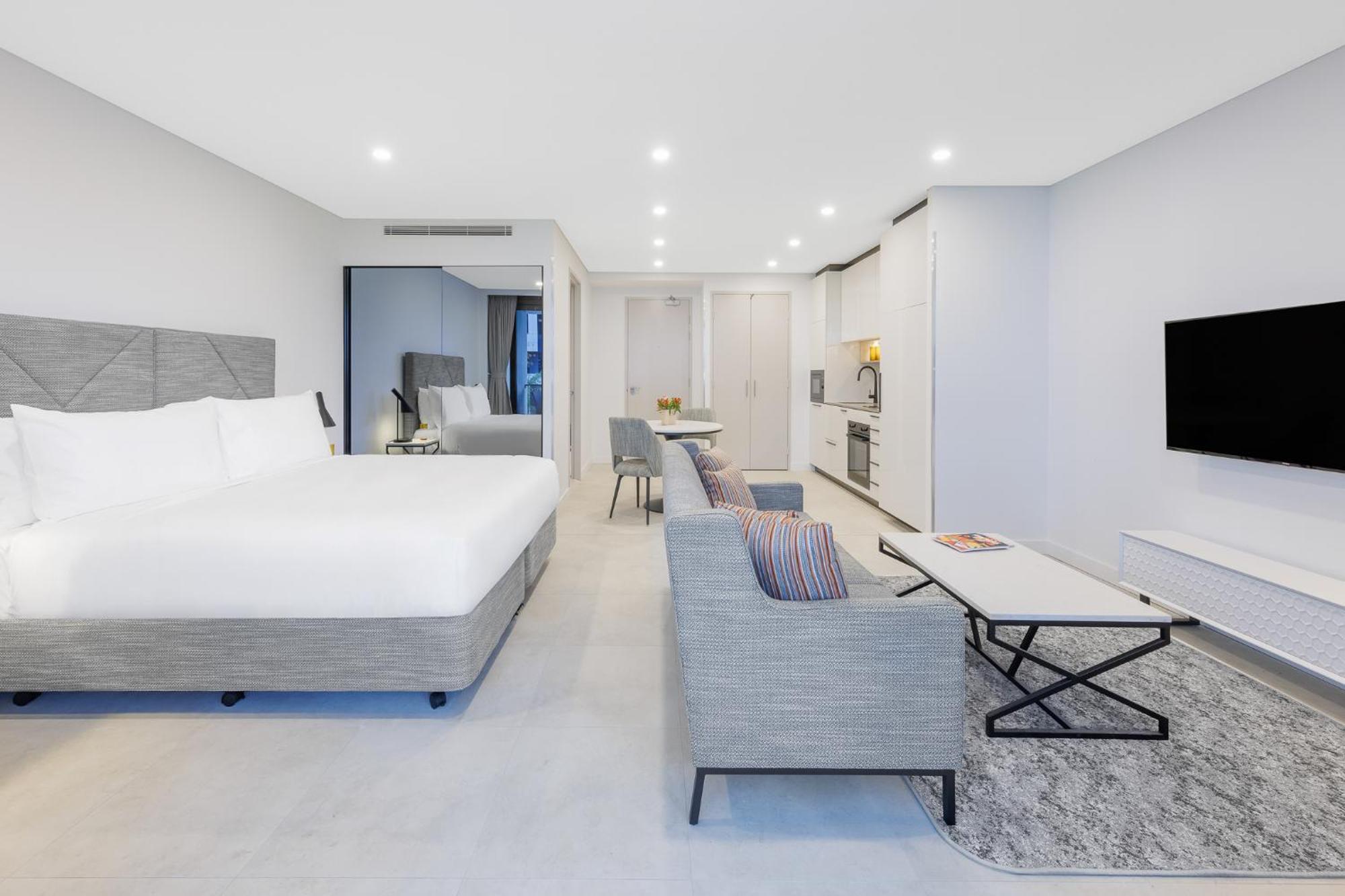 Meriton Suites 캔버라 외부 사진 Studio apartment